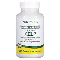 Вітаміни та мінерали Natures Plus Icelandic Kelp, 300 таблеток