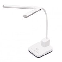 Настольная лампа двойная USB LED Digad 1928 с двумя аккумуляторами 9800 мАг, 4 Вт, цвет Белий