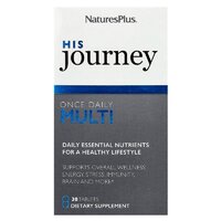 Вітаміни та мінерали Natures Plus His Journey Once Daily Multi, 30 таблеток