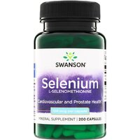 Вітаміни та мінерали Swanson Selenium 100 mcg, 200 капсул
