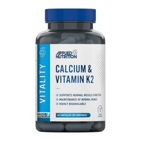 Вітаміни та мінерали Applied Nutrition Calcium & Vitamin K2, 60 капсул