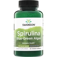 Натуральна добавка Swanson Spirulina Blue-Green Algae, 90 таблеток