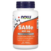 NOW SAMe 400 mg, 60 таблеток