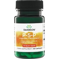 Вітаміни та мінерали Swanson P-5-P 20 mg, 60 капсул