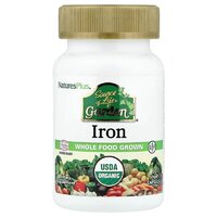 Вітаміни та мінерали Natures Plus Source of Life Garden Iron, 30 вегакапсул