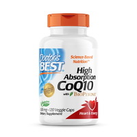 Натуральна добавка Doctor's Best CoQ10 100 mg with BioPerine, 120 вегакапсул