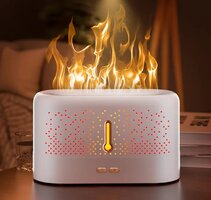 Зволожувач повітря Kinscoter FLAME J5-7 colors 200 мл, White