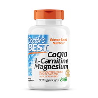 Натуральна добавка Doctor's Best CoQ10 L-Carnitine Magnesium, 90 вегакапсул