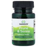 Натуральна добавка Swanson Prune & Senna, 60 капсул