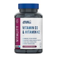 Вітаміни та мінерали Applied Nutrition Vitamin D3 & K2, 60 капсул
