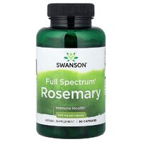 Натуральна добавка Swanson Rosemary 400 mg Full Spectrum, 90 капсул