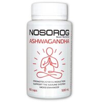 Натуральна добавка Nosorog Ashwagandha, 60 капсул