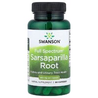 Натуральна добавка Swanson Sarsaparilla Root 450 mg Full Spectrum, 60 капсул