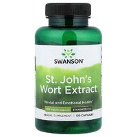 Натуральна добавка Swanson St. John's Wort Extract 300 mg Standardized, 120 капсул