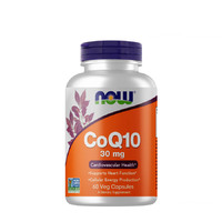Натуральна добавка NOW CoQ-10 30 mg, 60 вегакапсул