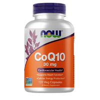 Натуральна добавка NOW CoQ-10 30 mg, 120 вегакапсул