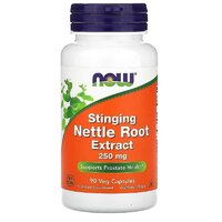 Натуральна добавка NOW Nettle Root 250 mg, 90 вегакапсул