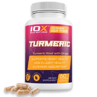 Натуральна добавка 10XNutrition Turmeric, 60 вегакапсул