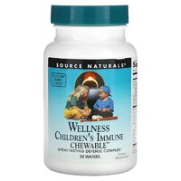 Натуральна добавка Source Naturals Wellness Children's Immune Chewable, 30 пастилок