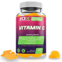 Вітаміни та мінерали 10X Nutrition Vitamin C 1000 mg, 45 желейок - апельсинова крем-сода