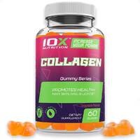Препарат для суглобів і зв'язок 10XNutrition Collagen, 60 желейок