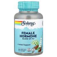 Натуральна добавка Solaray Female Hormone Blend Sp-7c, 180 вегакапсул