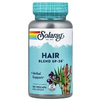 Натуральна добавка Solaray Hair Blend SP-38, 100 вегакапсул