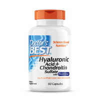 Doctor's Best Hyaluronic Acid with Chondroitin Sulfate, 60 капсул