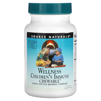 Натуральна добавка Source Naturals Wellness Children's Immune Chewable, 60 пастилок