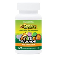 Натуральна добавка Natures Plus Animal Parade KidGreenz Children’s Chewables, 90 жувальних таблеток