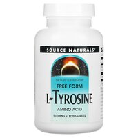Амінокислота Source Naturals L-Tyrosine 500 mg, 100 таблеток
