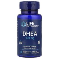 Стимулятор тестостерону Life Extension DHEA 100 mg, 60 вегакапсул