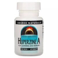 Натуральна добавка Source Naturals Huperzine A 100 mcg, 60 таблеток
