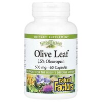 Натуральная добавка Natural Factors Olive Leaves, 90 таблеток