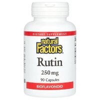 Вітаміни та мінерали Natural Factors Rutin 250 mg, 90 капсул