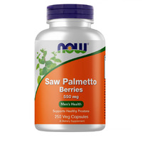 Натуральна добавка NOW Saw Palmetto Berries 550 mg, 250 вегакапсул