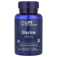 Амінокислота Life Extension Glycine 1000 mg, 100 вегакапсул