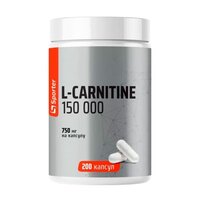 Жироспалювач Sporter L-Carnitine 150000, 200 капсул