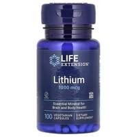 Life Extension Lithium 1000 mg, 100 вегакапсул