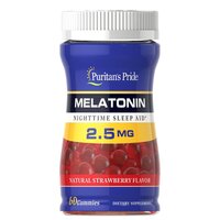 Puritan's Pride Melatonin 2.5 mg, 60 желейок