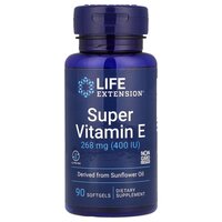 Life Extension Super Vitamin E 268 mg, 90 капсул