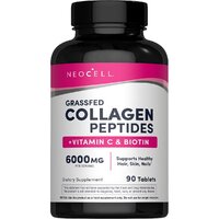 Препарат для суглобів і зв'язок Neocell Grassfed Collagen Peptides + C & Biotin, 90 таблеток