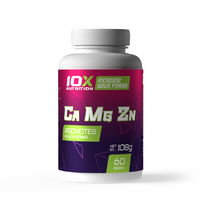 Вітаміни та мінерали 10X Nutrition Ca-Mg-Zn, 60 таблеток