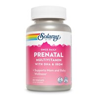 Вітаміни та мінерали Solaray Once Daily Prenatal Multivitamin, 90 вегакапсул