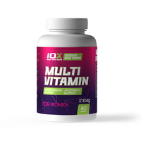 Вітаміни та мінерали 10XNutrition Multivitamin for Women, 60 таблеток