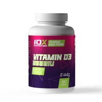 Вітаміни та мінерали 10XNutrition Vitamin D3 2000 IU, 60 капсул