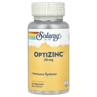 Вітаміни та мінерали Solaray OptiZinc 30 mg, 60 вегакапсул