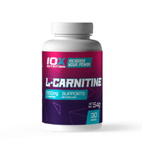 Жироспалювач 10XNutrition L-Carnitine, 30 таблеток