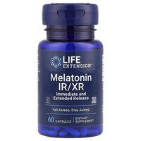 Life Extension Melatonin IR/XR, 60 вегакапсул