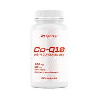 Sporter Coenzyme Q10 100 mg Curcumin, 30 капсул